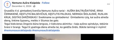 „Nemuno aušra“