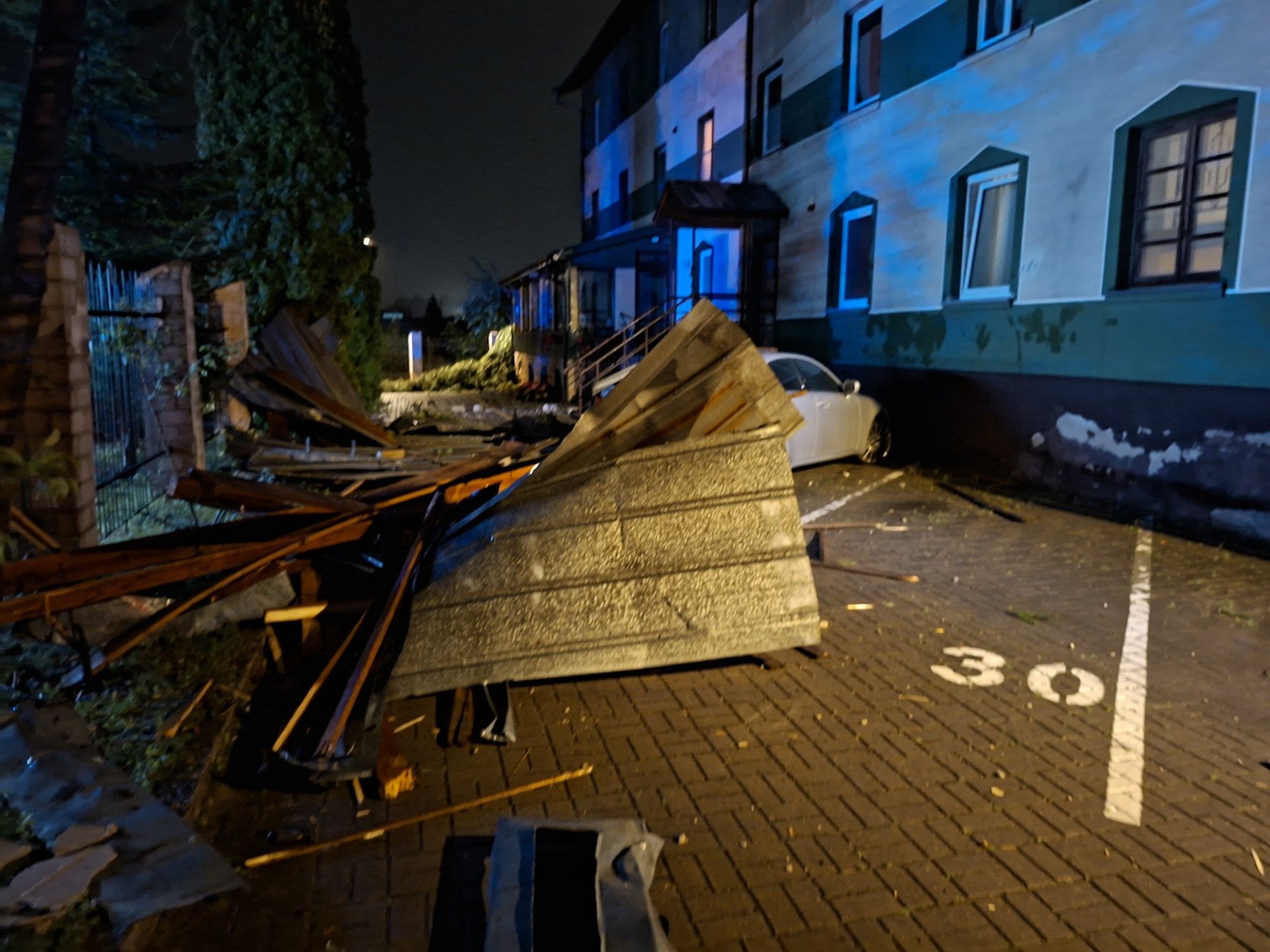 Residents share devastating storm aftermath: roofs torn off homes