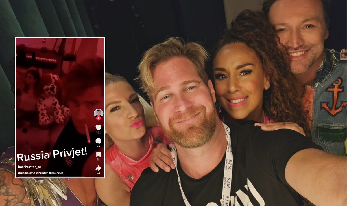 Atlikėjas Basshunter "TikTok" buvo pasidalijęs Rusiją šlovinančiu vaizdo įrašu