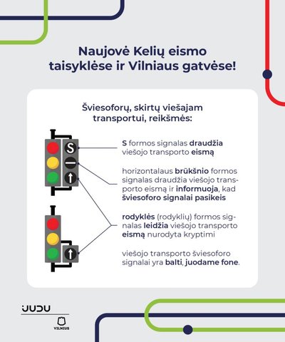 Šviesoforo sekcija viešajam transportui