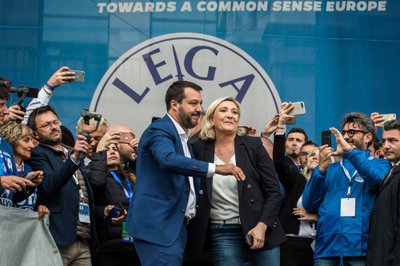 Matteo Salvini, Marine Le Pen