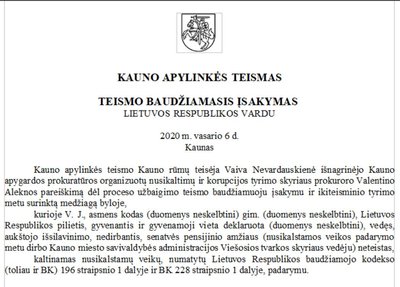 Teismo baudžiamasis įsakymas