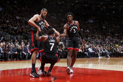 Jonas Valančiūnas, Kyle'as Lowry, O. G. Anunoby