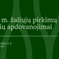 2023 m. Žaliųjų pirkimų lyderių apdovanojimai