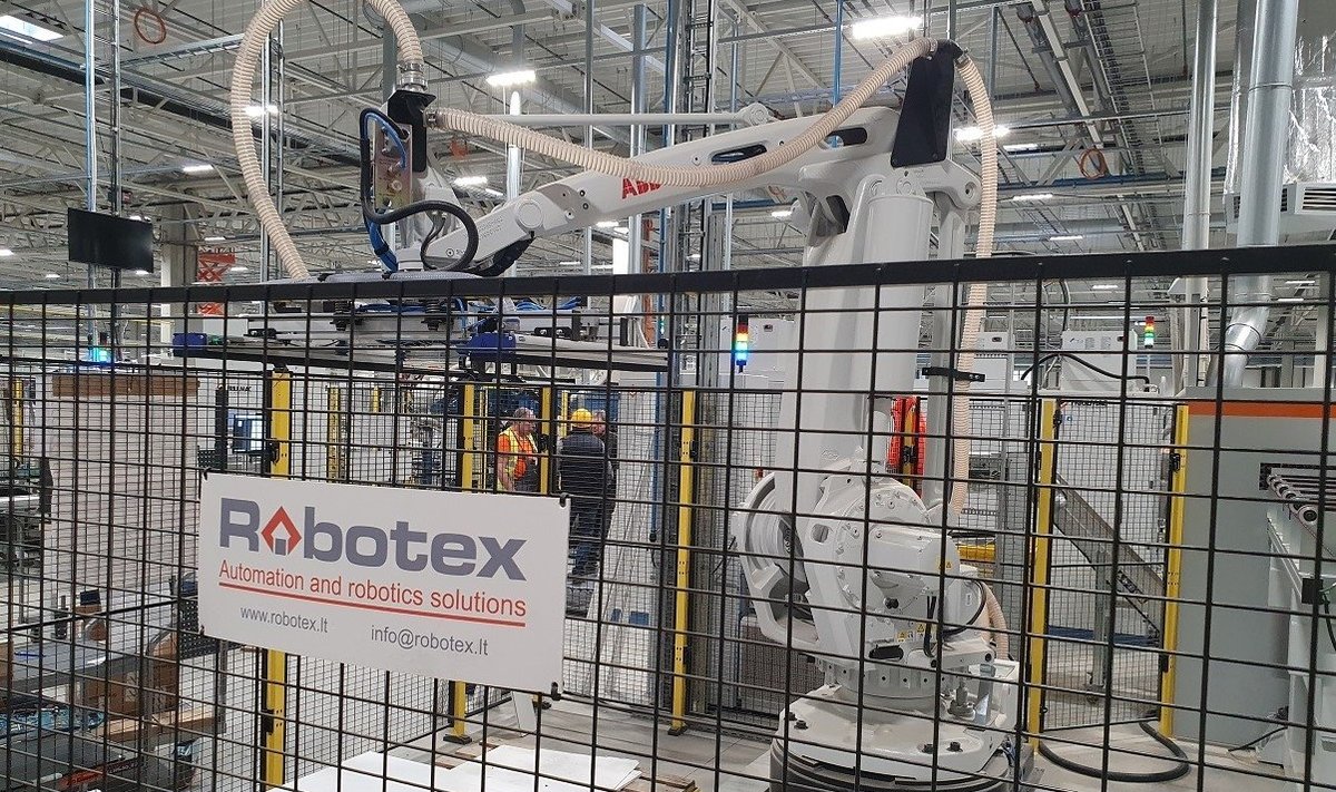 ABB ir Robotex robotas. SBA foto