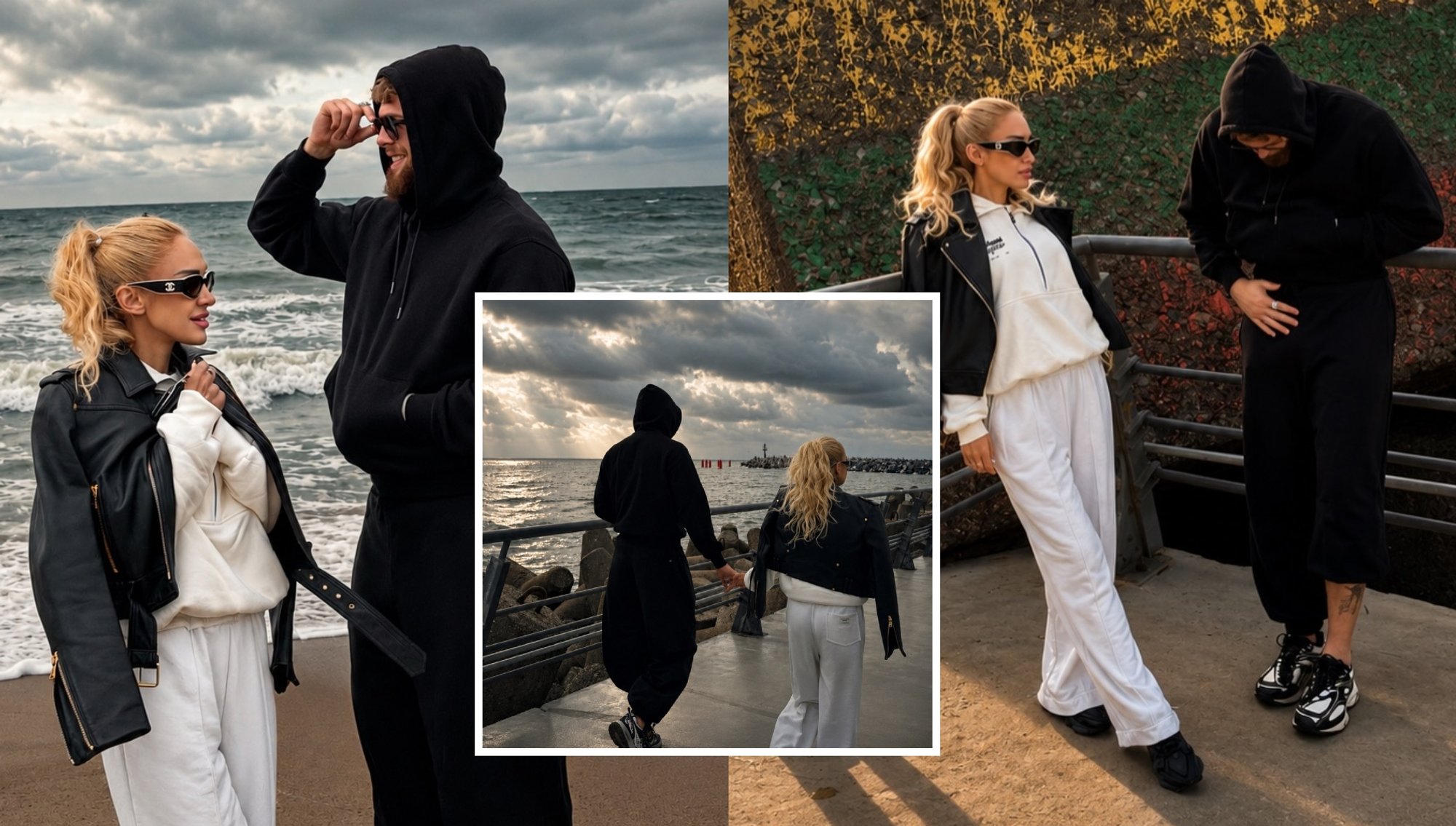 Comments continue over Oksana Pikul and Dominykas Dirkstys' time by the sea