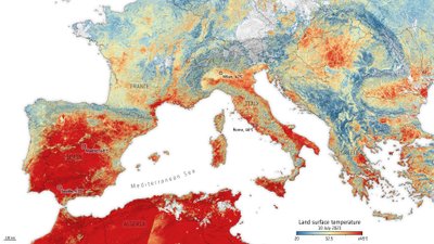 Klimato kaita ir ekstremalios temperatūros planetos atmosferoje.