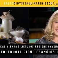 Ar žinojote, kad viename Lietuvos regione gyvenantys žmonės labiau netoleruoja piene esančios laktozės?