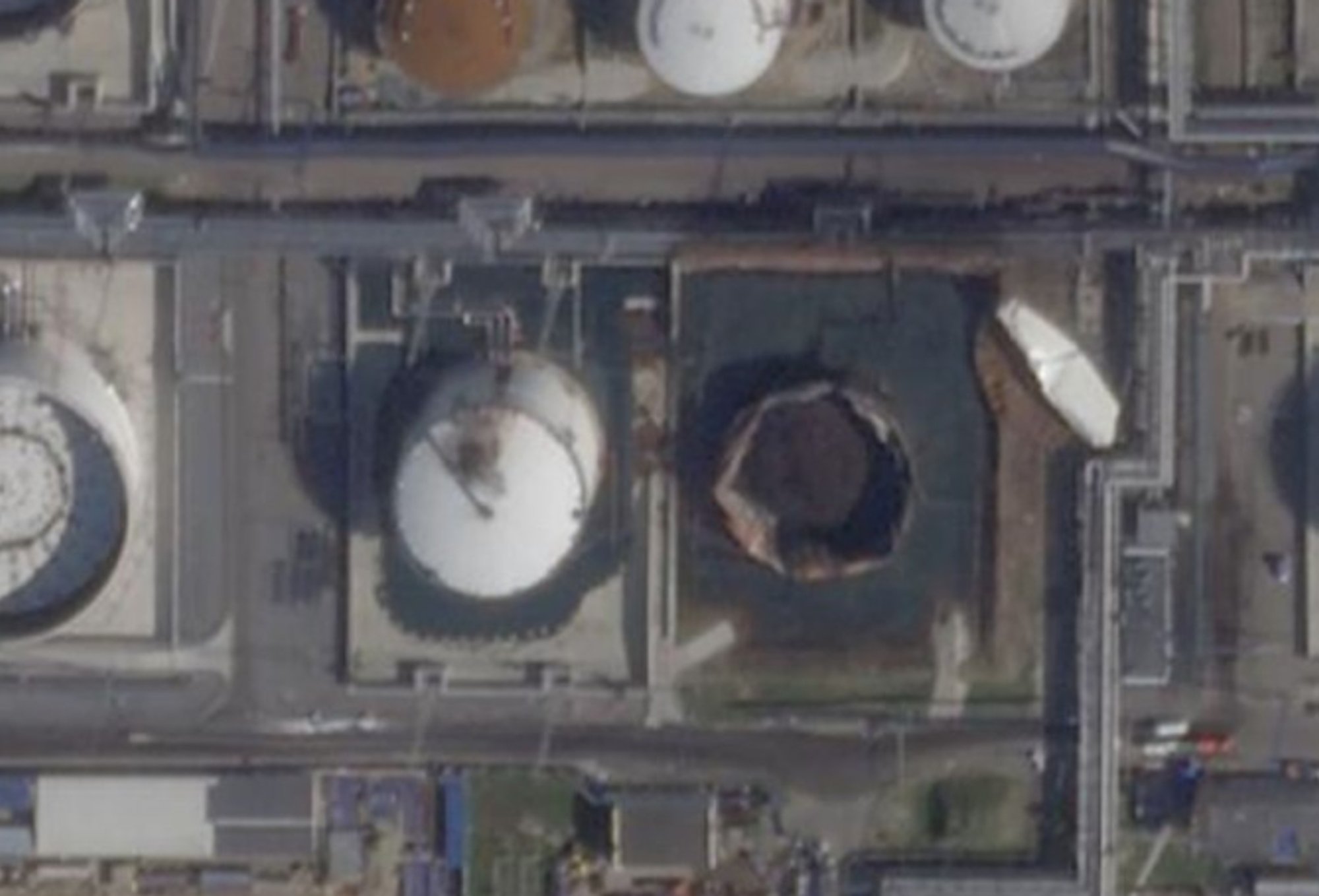 Satellite images reveal damage to Moscow oil refinery after drone attack