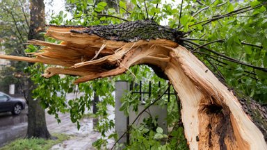 Galingas ciklonas užgrius stipria jėga, perspėja apie audrą