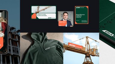 „EIKOS Statyba“ keičia pavadinimą į „EIKA Construction“ ir pristato naują vizualinį identitetą