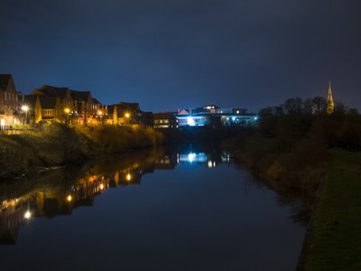 Naktinės žūklės vaizdai