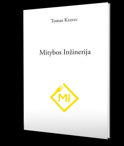 Knygos „Mitybos inžinerija“ viršelis 