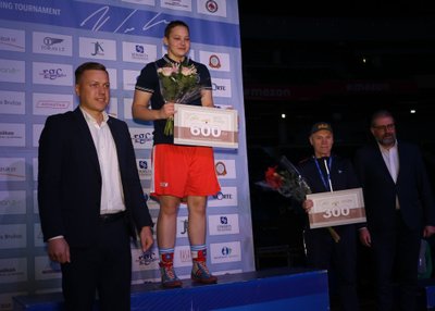 Europos jaunimo čempionė Gabrielė Stonkutė (bokso federacijos nuotr.)