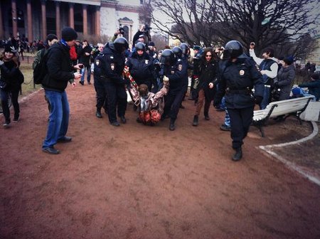 Protestas Sankt Peterburge