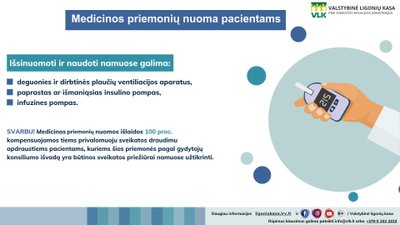 Medicinos priemonių nuoma pacientams