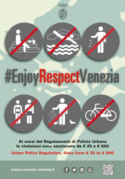 Plakatas Venecijoje