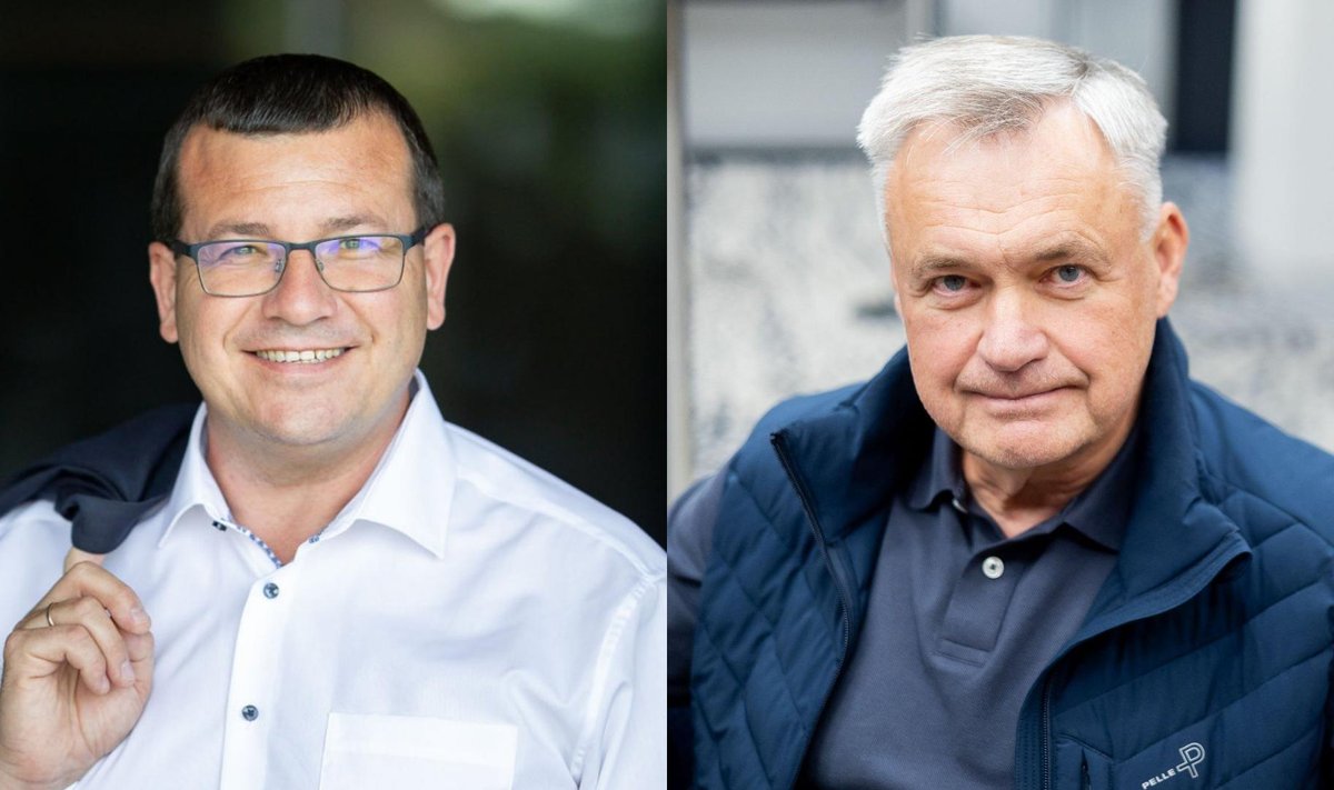 „Scalewolf“ vadovaujantis partneris Edvinas Kerza ir Lietuvos pramonininkų konfederacijos viceprezidentas Robertas Dargis