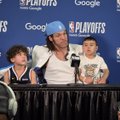 „Nuggets“ žvaigždė į spaudos konferenciją atsivedė tragiškai žuvusio „Ryto“ žaidėjo vaikus