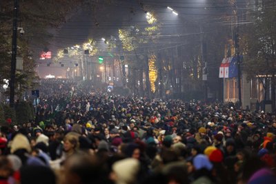 Sakartvele tęsiasi protestai