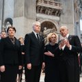 Popiežiaus laidotuvėse užfiksuota Lietuvos pirmoji pora – Gitanas ir Diana Nausėdos