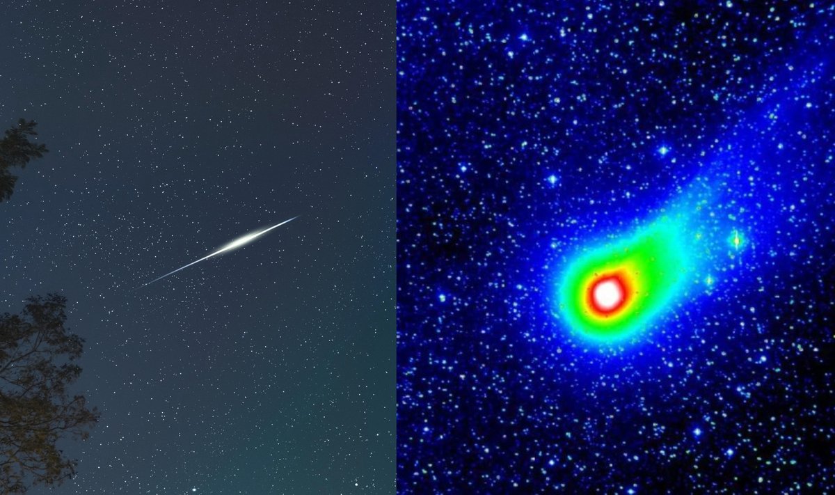Meteorų lietus. Kometa. 