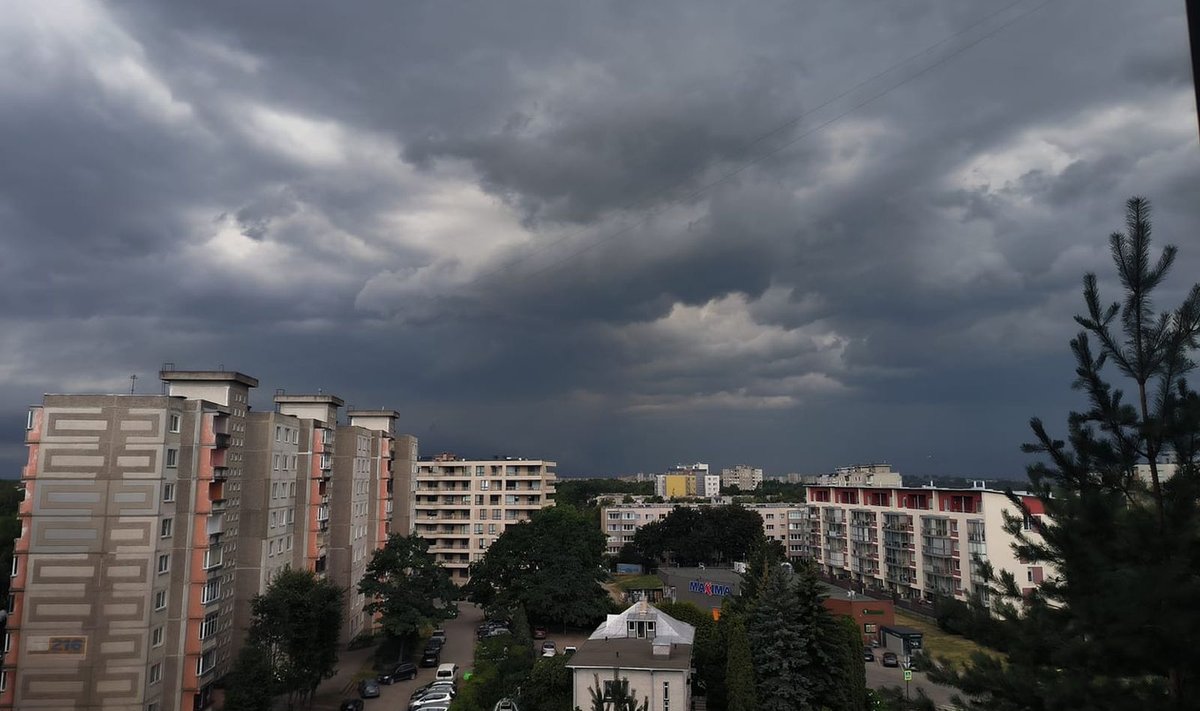 Audros debesys / Skaitytojų nuotr.