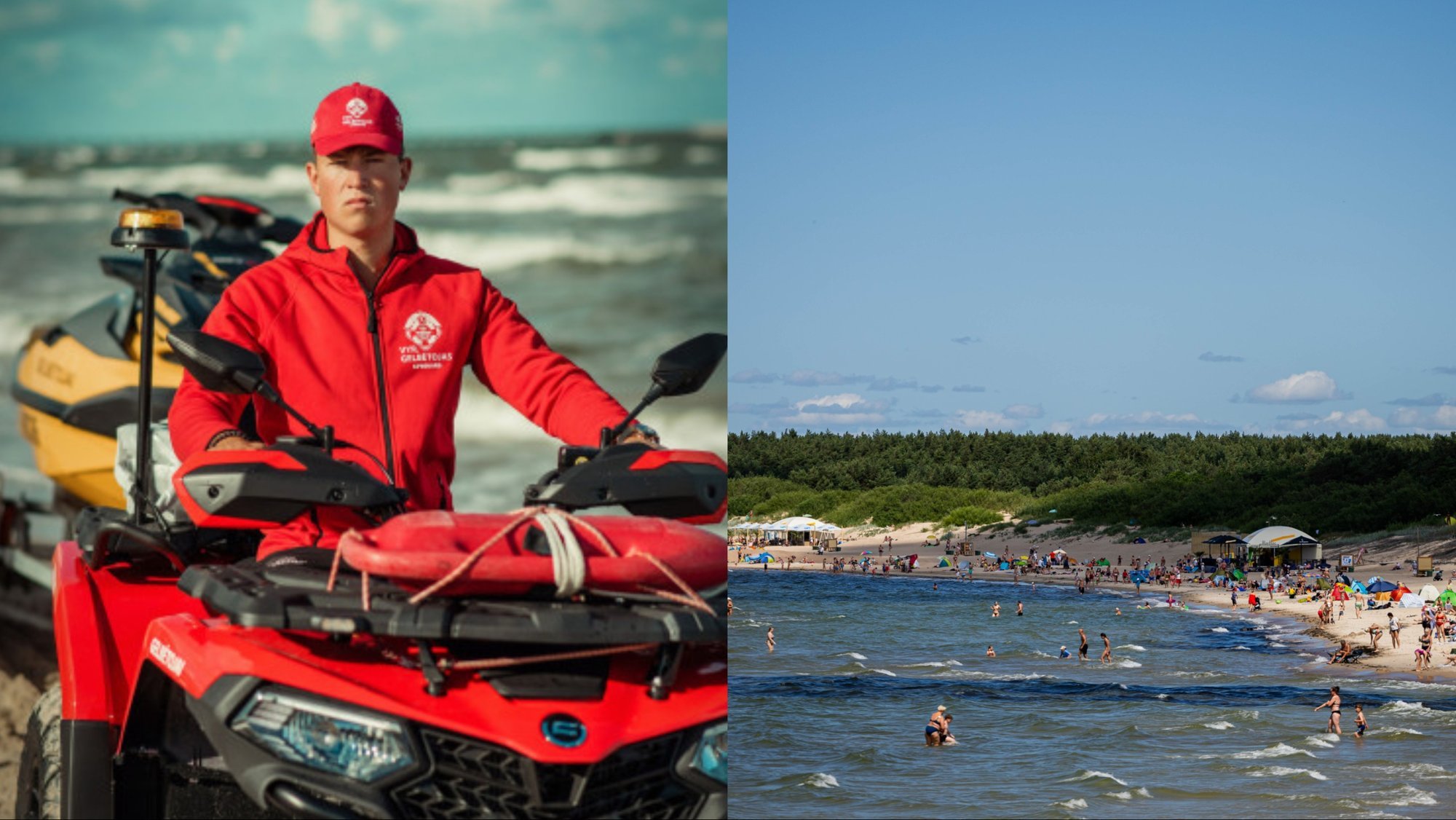 Palanga lifeguard on people's 'incomprehensible irresponsibility'