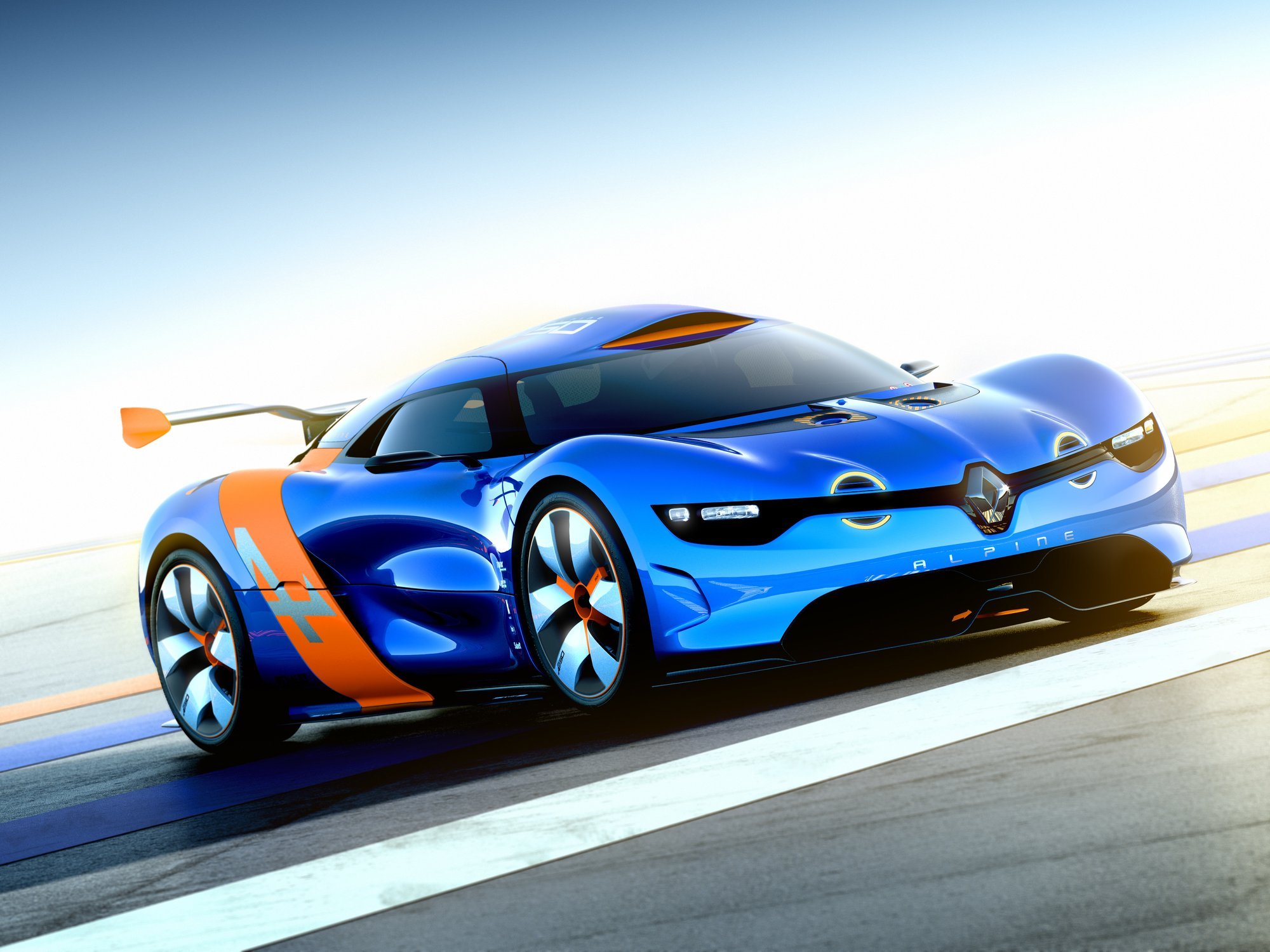 „Renault Alpine A110“ jubiliejui paminėti – įspūdingas koncepcinis ...
