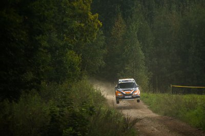 Lenkijos sportininkai Elektrėnų ralyje