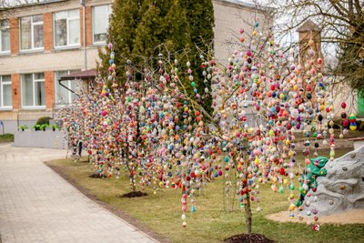 Įspūdingiausiai jau dvyliktą kartą pasipuošė netoli Panevėžio rajono ribos esanti Šeduva. R. Benaičio nuotr.