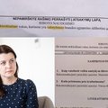 Navickienė itin griežtai sureagavo į grubias klaidas egzamino užduotyse: vertiname labai blogai