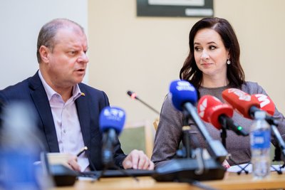 Saulius Skvernelis, Inga Ruginienė