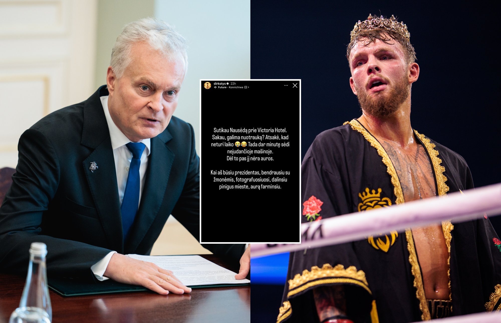 Dirkstys expresses discontent after alleged meeting with Nausėda; Presidential Palace response surprises