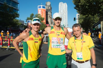 Europos lengvosios atletikos čempionatas: Tadas Šuškevičius ir Arturas Mastianica