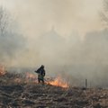 В Кедайняйском районе выгорело 5 гектаров сухой травы