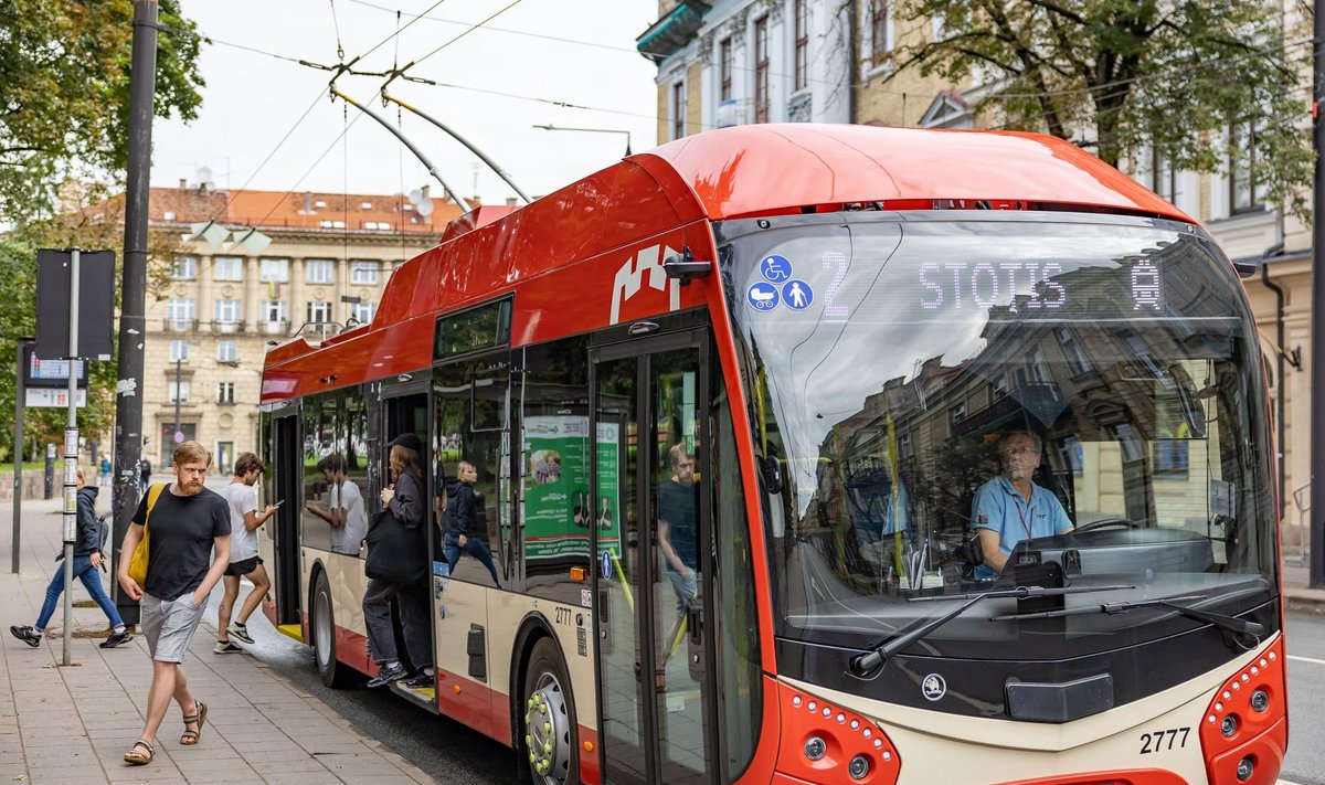 Nauji troleibusai Vilniuje