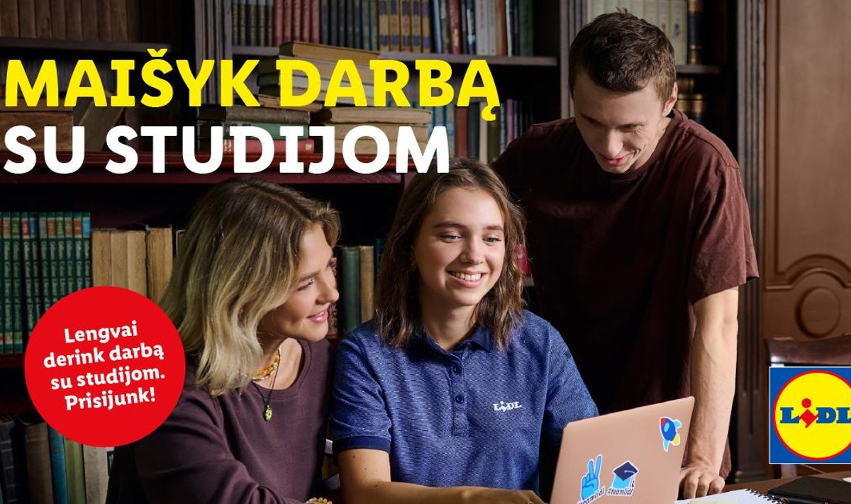 Darbdavio įvaizdžio kampanija „Maišyk darbą su studijom“