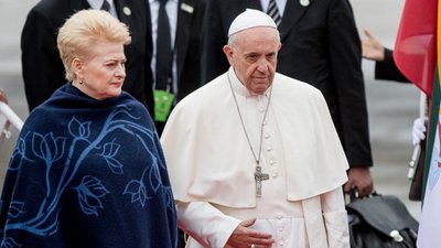 Popiežius Pranciškus – jau Lietuvoje