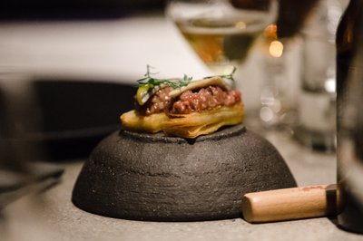 Degustacinė vakarienė restorane „Džiaugsmas“