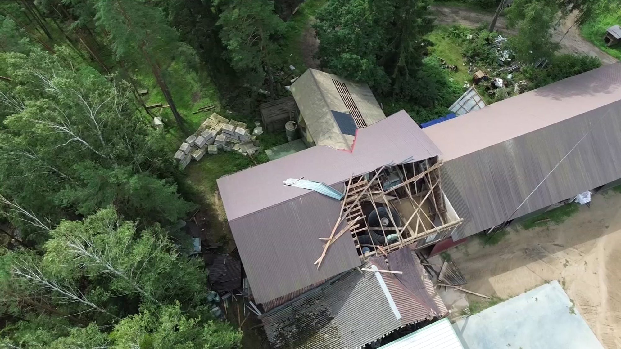 Storm devastates Lithuanian village, leaving residents counting massive losses