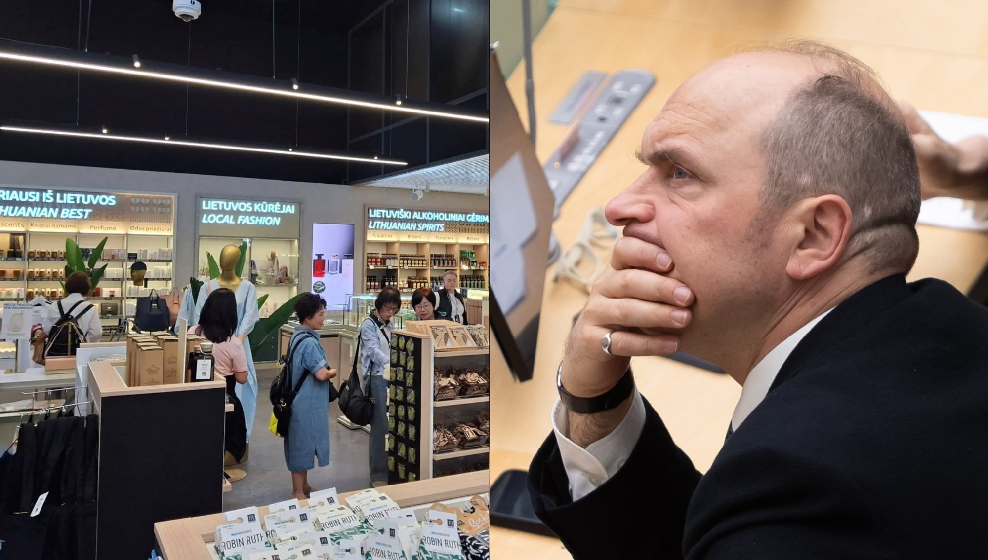 Giedrius Drukteinis criticizes Vilnius Airport's 'Duty Free': If you know someone from the administration, please pass i