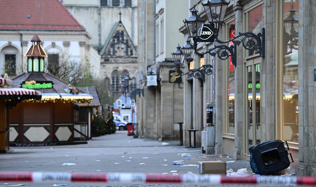 Rytas po išpuolio Magdeburgo kalėdinėje mugėje