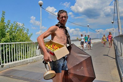 Мост через Днестр от Верховного совета к пляжу