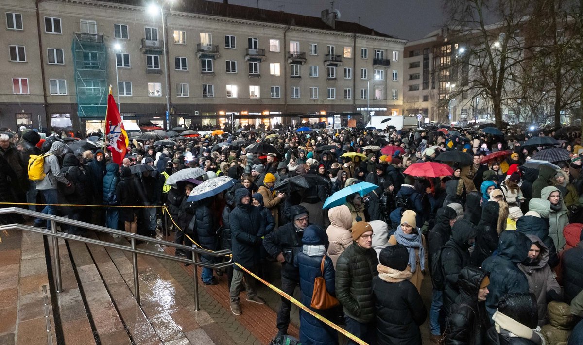 Protestas "Dešimt tylos minučių" 