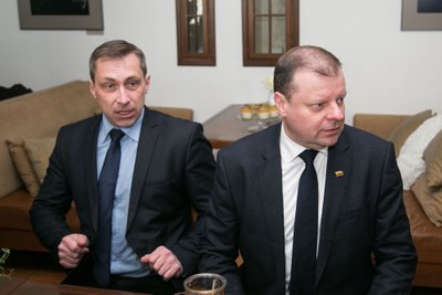 Tomas Beržinskas, Saulius Skvernelis