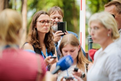 Į Gulbinų kvartalą atvyko Seimo nariai