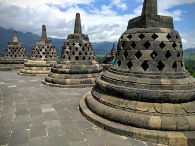 Borobudur ir Prambanan šventyklos Java saloje, Indonezija