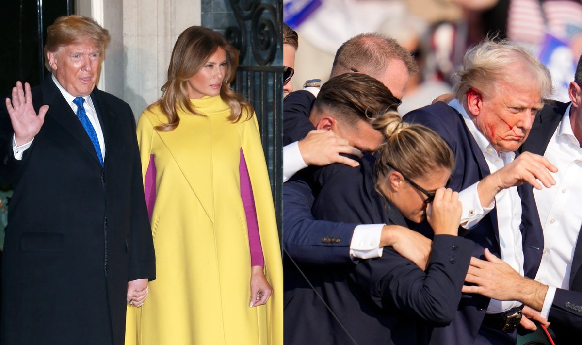 Donaldas Trumpas ir Melania Trump