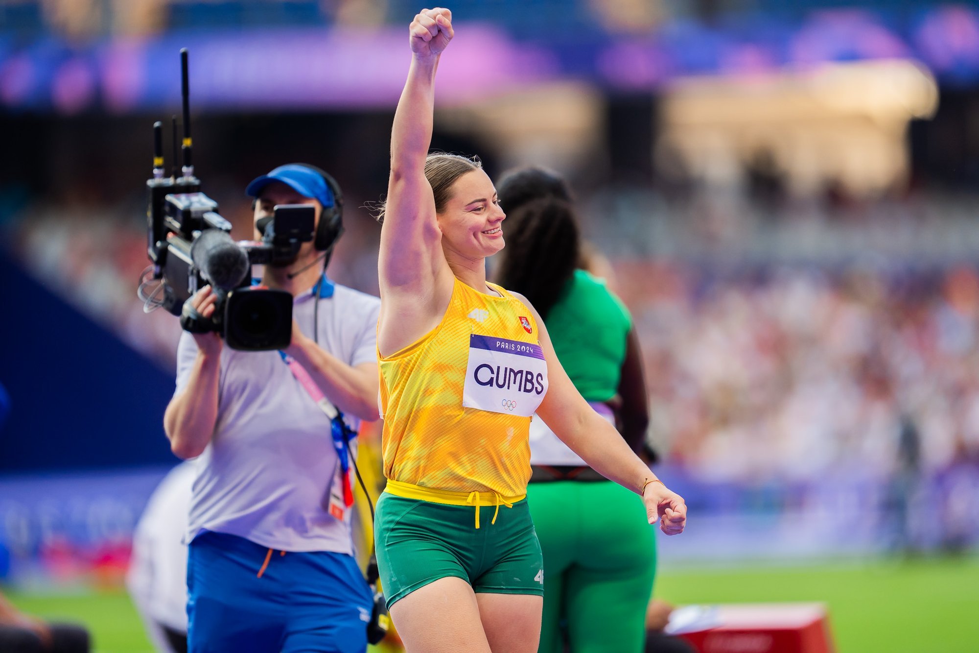 Discus thrower Ieva Gumbs qualifies for European Championships